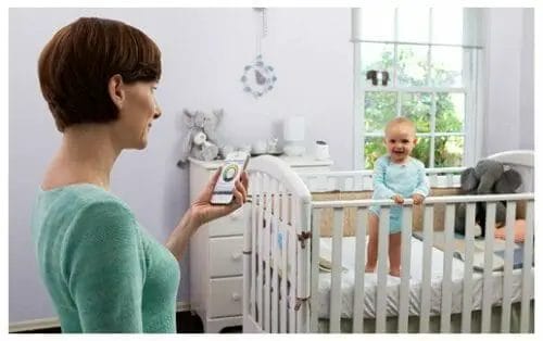 Waves of a babyphone and health of the baby