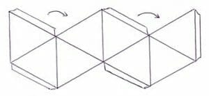 Forme d'un mobile montessori octaèdre